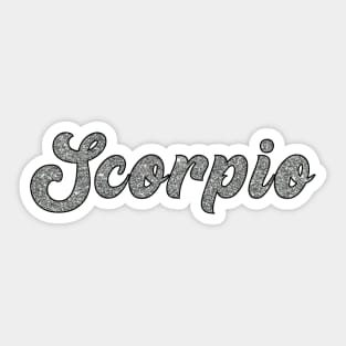 Scorpio Glitter Sticker